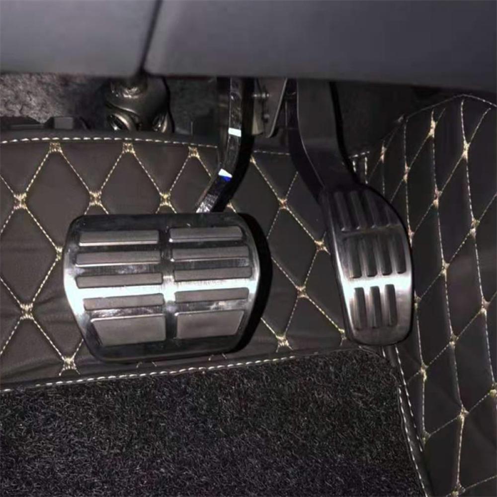 Set 2 / 3 Bàn Đạp Phanh Bằng Thép Không Gỉ Cho Xe Hơi Nissan Qashqai J11 2014-2021 A5Y3