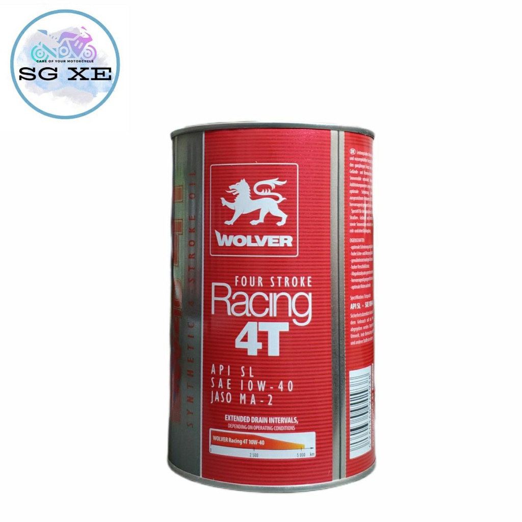 Nhớt siêu cao cấp Wolver Special Racing 10w40 cho xe số, côn tay, moto, tay ga..