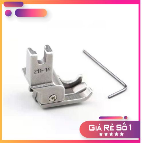 Chân vịt 2 chức năng vừa mí vừa diễu tiện lợi sử dụng cho máy may 1 kim công nghiệp