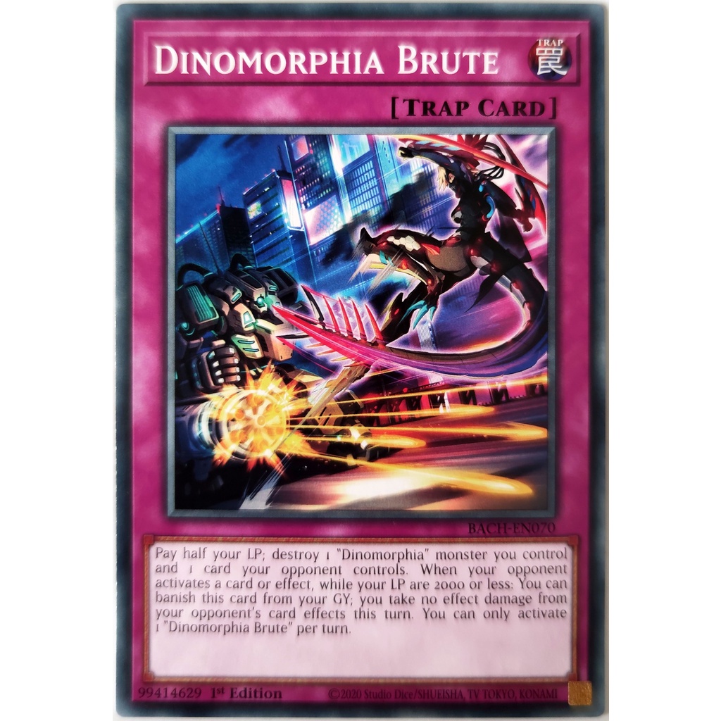 [Thẻ Yugioh] Dinomorphia Brute |EN| Common