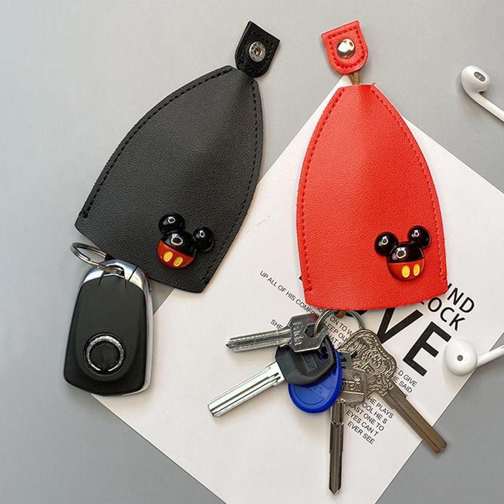 Túi Đựng Chìa Khóa Xe Hơi 26EDIE Chống Thấm Nước Hình Chuột Mickey Có Cánh Giá Đỡ