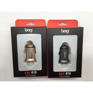 Củ sạc Ôtô 2 đầu USB 5V/2A Bagi CC-O52