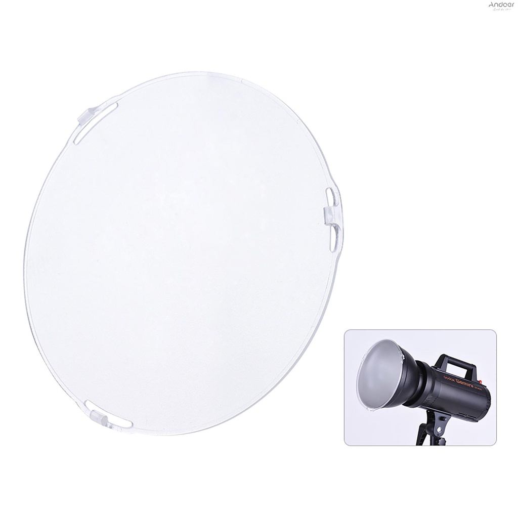 [A58] Photo Studio Tấm khuếch tán bề mặt mờ 18,5cm di động cho Bowens Mount 7 "Bóng đèn phản quang t
