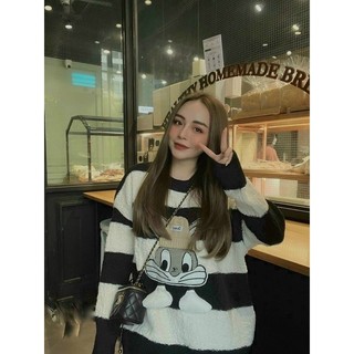 Áo len xốp hình thỏ cute 2023