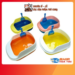Khay Vệ Sinh Cho Mèo Size Lớn - Thành cao 20cm cho mèo