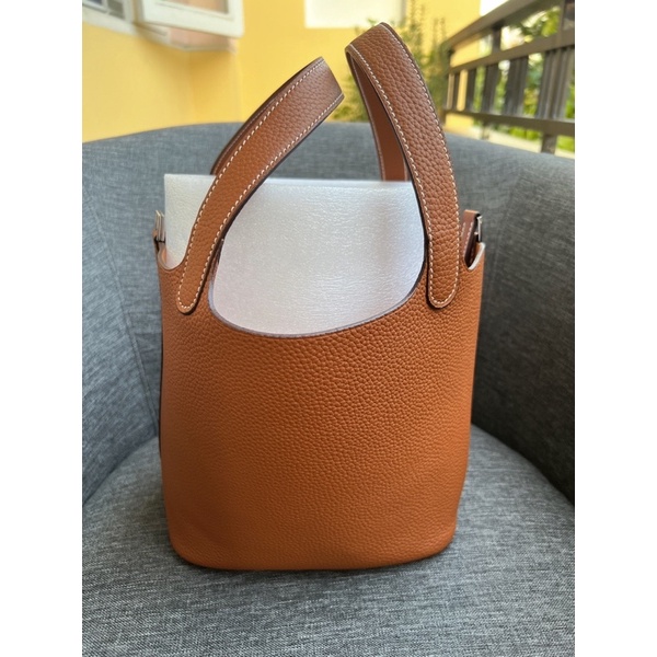 Túi xách HM bản khâu da nhập khẩu size 23