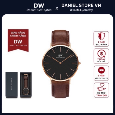 Đồng Hồ Nam Nữ Daniel Welington Classic Bristol Rose Gold DW Chính Hãng - Daniel Store .