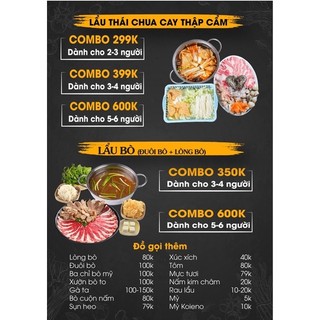 Combo Menu KaMi