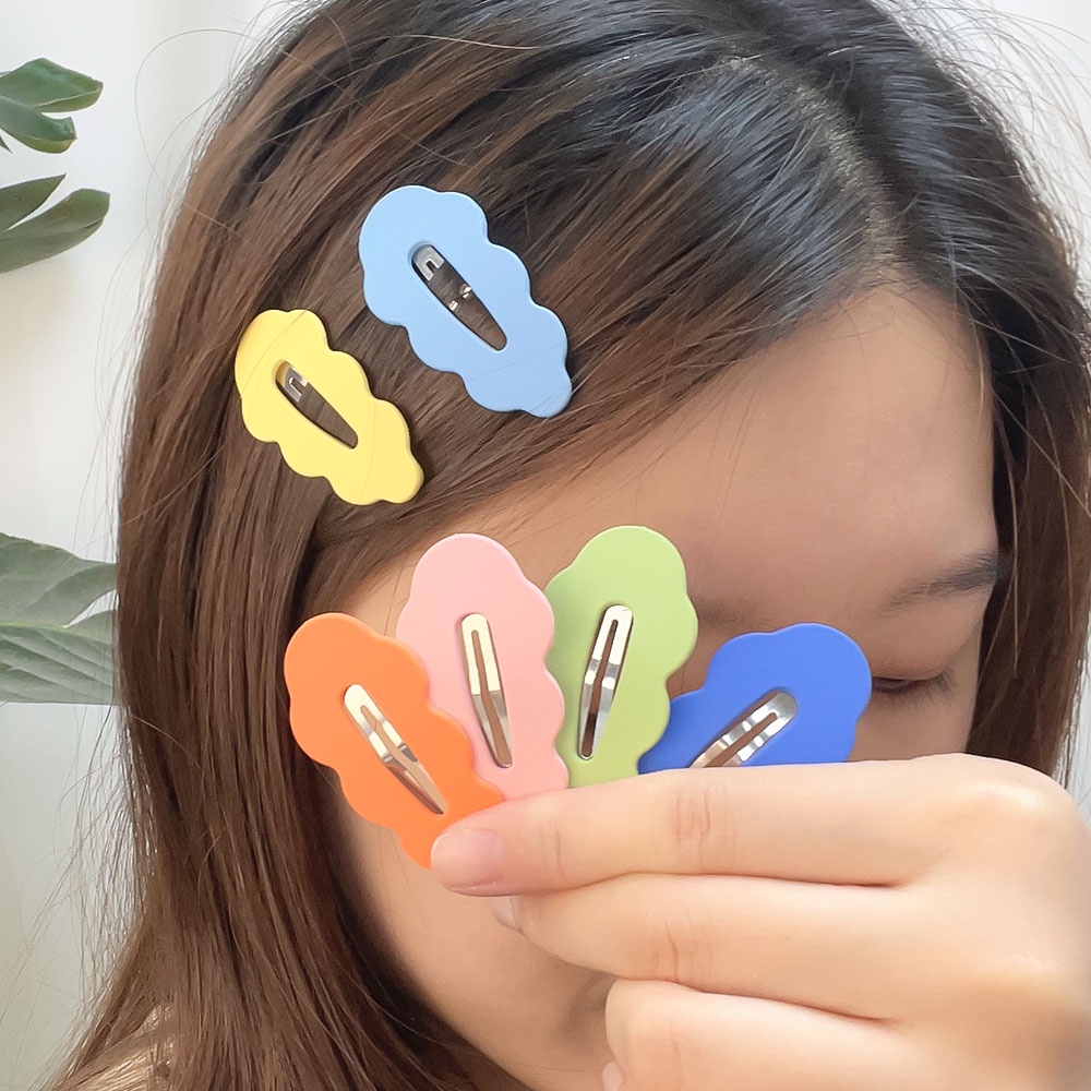 Kẹp Tóc Màu Kẹo Ngọt Kiểu Hàn Quốc Dễ Thương Cho Nữ