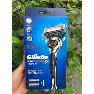 Cán dao cạo râu Gillette Fusion 5+1 Nhật Bản (cán dao kèm 2 đầu lưỡi)