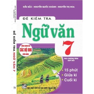 Sách - Đề kiểm tra ngữ văn 7