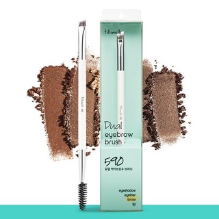 Fillimilli Dual Eyebrow Brush 590 korean k beauty makeup skin care eye tool