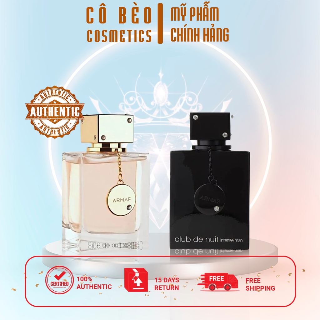 Nước Hoa Nam/Nữ Armaf Club De Nuit EDP và LIMITED 105ml