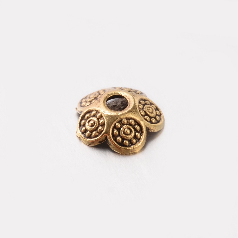 Set 5-100 Hạt Xâu 4 Lỗ 2x8mm: 1.5mm Phong Cách Tây Tạng