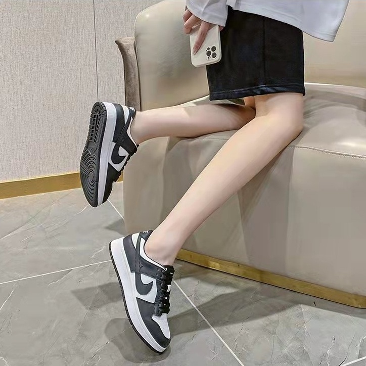 Giày Thể Thao Air Force One Phối Da Cá Tính Cho Cặp Đôi
