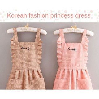 Hàng Mới Về Mới Tạp Dề Nấu Ăn Thoáng Khí Chống Mòn Phong Cách Hàn Quốc Thời Trang Cho Nữ  TGUA