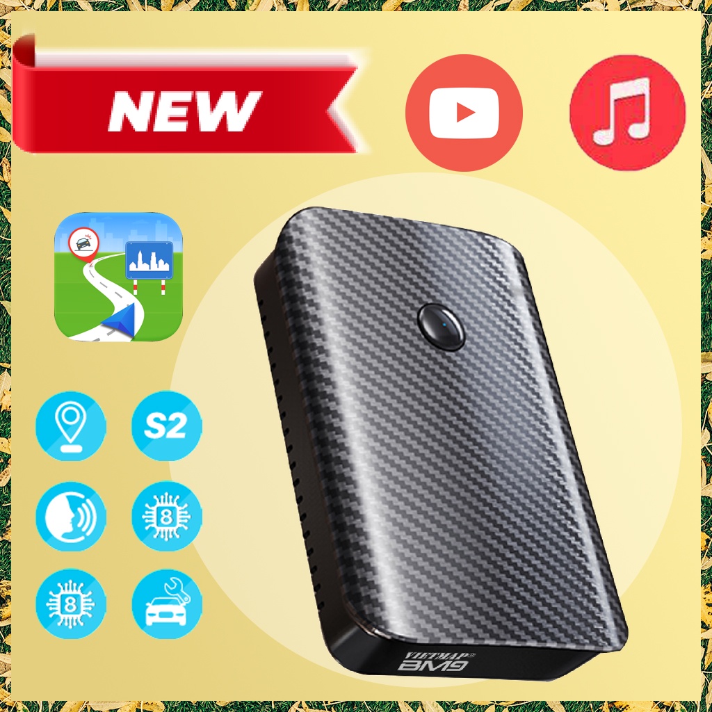 (Android box VIETMAP BM9) Màn hình Android ô tô thông minh, TÍCH HỢP GIẢI TRÍ ĐA PHƯƠNG TIỆN, kết nối internet 4G