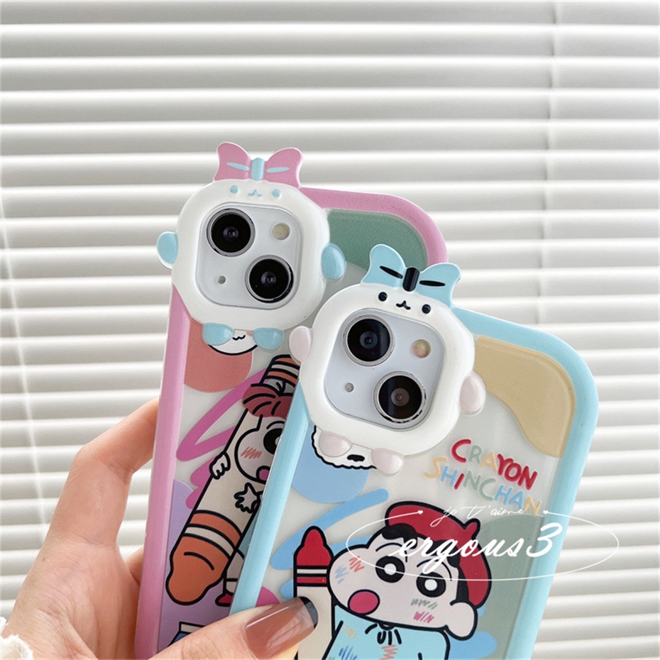 Dễ thương Crayon Shin-chan phim hoạt hình cặp vợ chồng trường hợp điện thoại cho Vivo Y12s Y12A Y20 Y20S Y20i Y21 Y21s Y33s Y02s Y16 Y19 Y15A Y15S Y1s Y91C Y91i Y35 T1X Y17 Y15 Y12 Y22 Y22S Y02 V23e V25 V23 V20Pro Y33T Y50 Y30i S1 Y20G Y30G