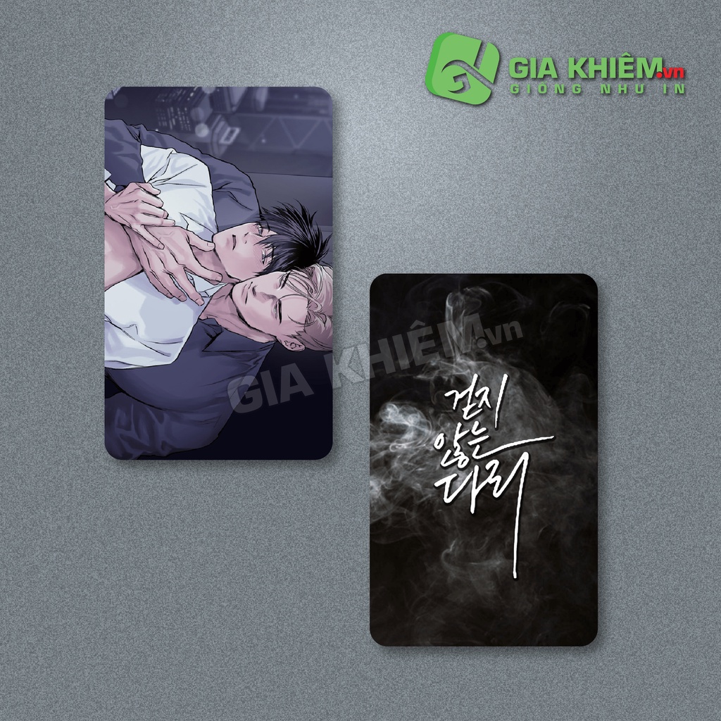 Card bo góc giấy truyện LEG WHICH CANT NOT WALK