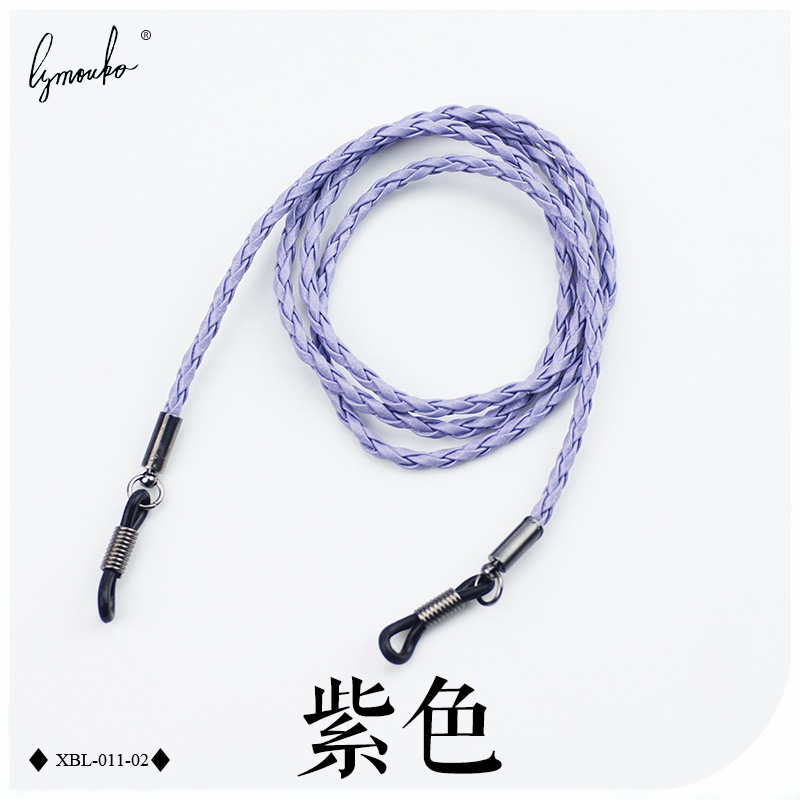 Dây Đeo Kính Mát Bằng Da Silicon Dày Dặn Chống Trượt Kèm Móc Cài Silicone Cho Nam