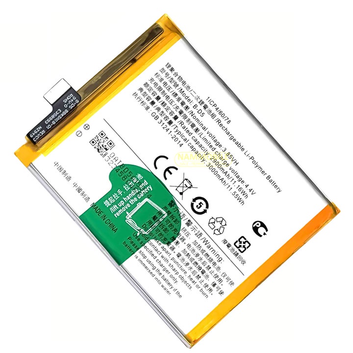 Pin Vivo V7, Y75, Y75A B-D5 3000mAh Zin + Tặng Keo Dán Pin + FreeShip