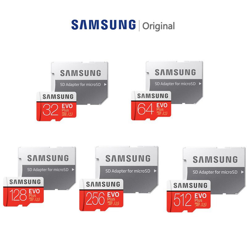 Thẻ Nhớ micro sd / tf 32gb 64gb samsung 128gb u3 micro sd 256gb