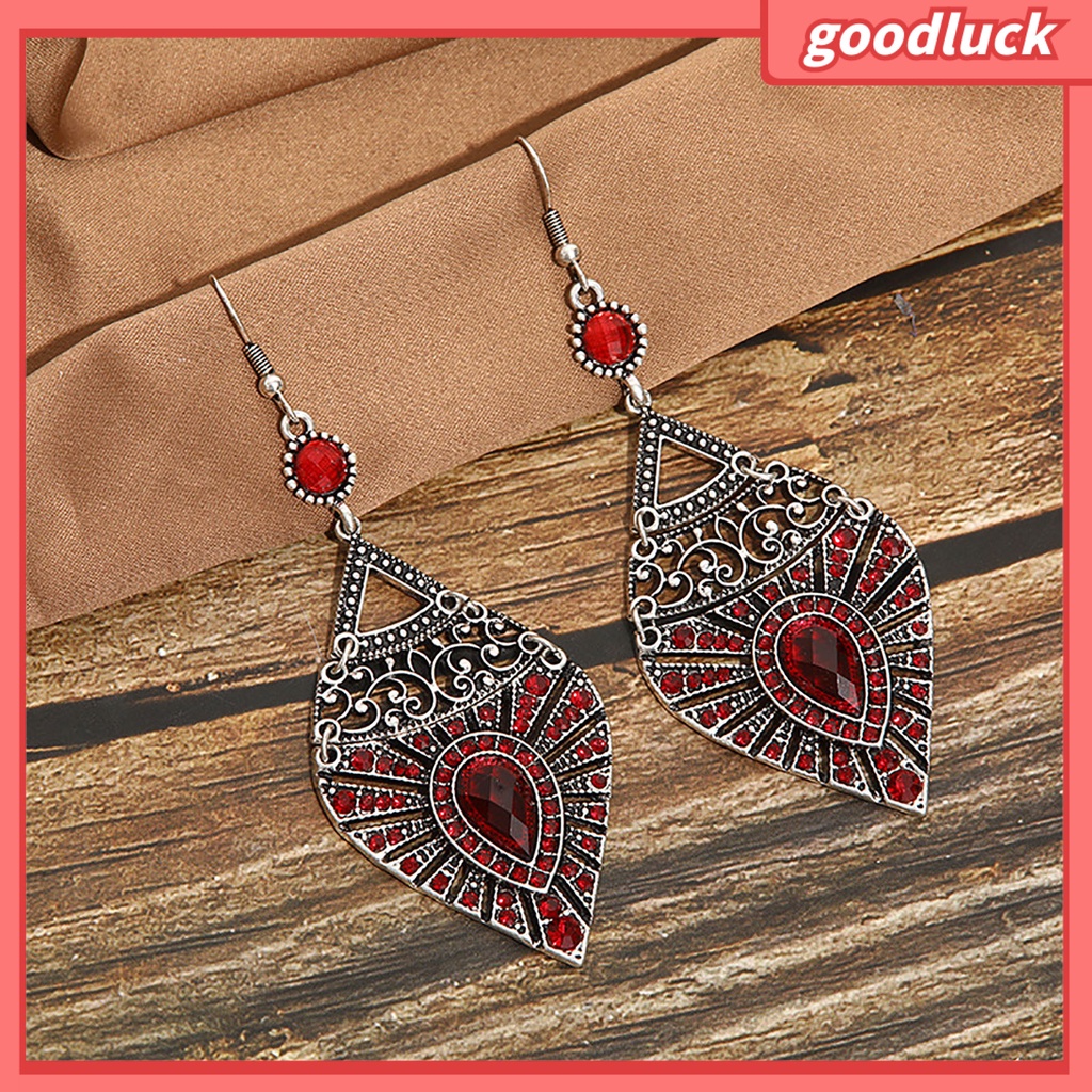 [Hàng Có Sẵn] Bông Tai Dáng Dài Phong Cách Trung Hoa Cổ Điển Chống Ăn Mòn Cho Ngày Lễ