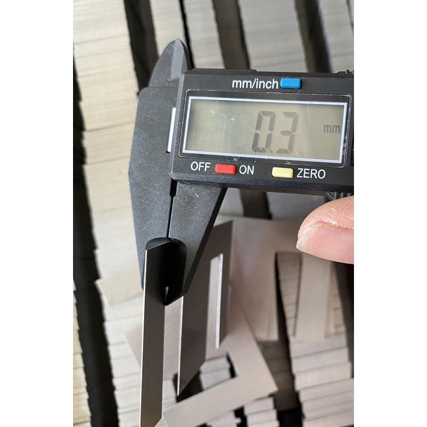 Fe sắt silic làm biến áp kích cơ biến áp thường 220v Fe25mm  lá mỏng - gói 1kg LinhKien HD