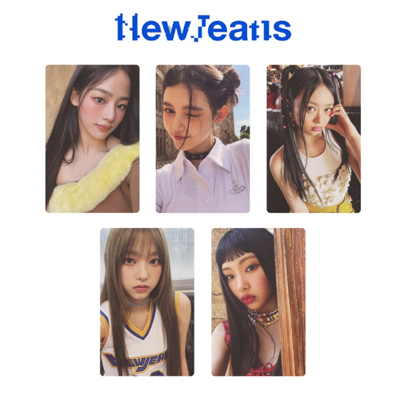 Set 5 / 6 Tấm Thẻ Ảnh LOMO Các Thành Viên Nhóm Nhạc KPOP Newjein