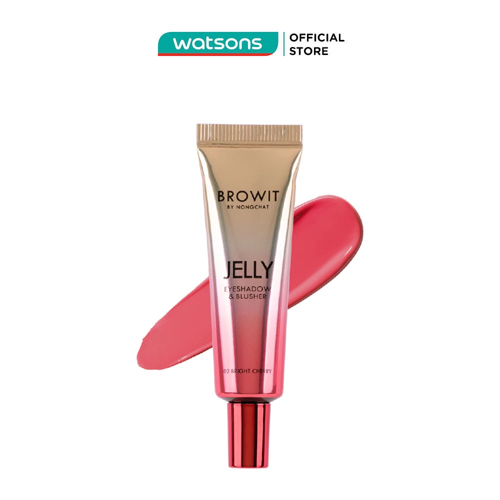Kem Má Hồng Và Phấn Mắt BROWIT Jelly Eyeshadow &amp; Blusher 10g