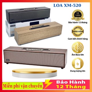 Loa Bluetooth Võ Gỗ XM520 20W - Loa XM 520 Âm Thanh Cực Đỉnh Thiết Kế Sang Trọng Bass Siêu Trầm Siêu Ấm - BH 12 Tháng