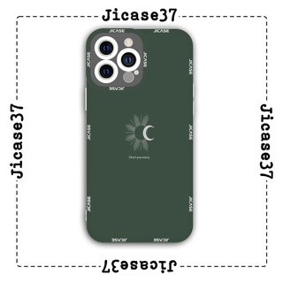 Ốp lưng iphone và samsung xiaomi oppo cạnh vuông Jicase sun & moon