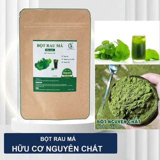 Bột rau má hữu cơ nguyên chất ép lạnh organic thanh lọc cơ thể làm đẹp túi zip 100g