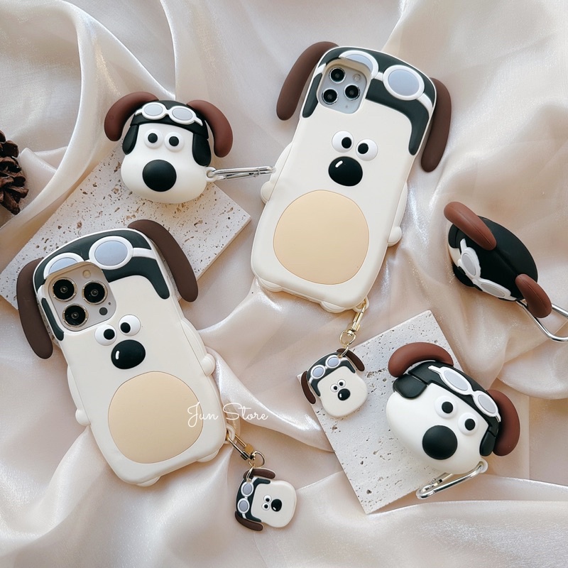 Bộ ốp IP và AP chú chó Gromit siêu đẹp