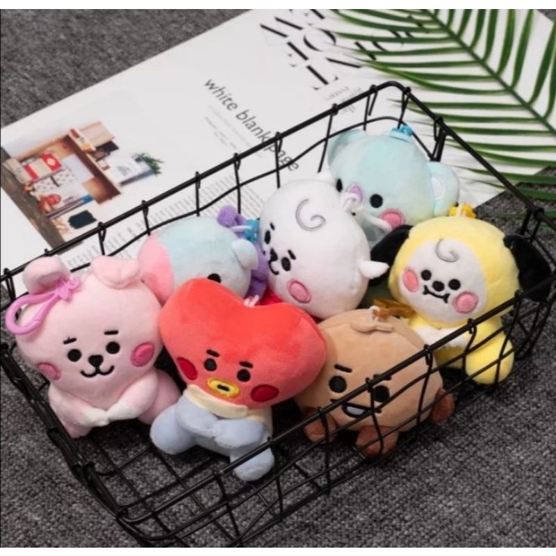 Móc khóa nhồi bông BT21 baby ngồi