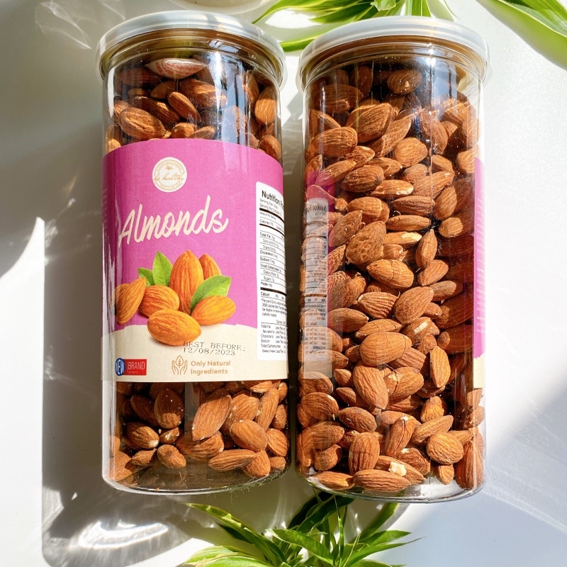 500G HẠT HẠNH NHÂN MỸ SẤY CHÍN NGUYÊN VỊ HP HEALTHY Hạt Dinh Dưỡng Organic Hữu Cơ Ăn Liền