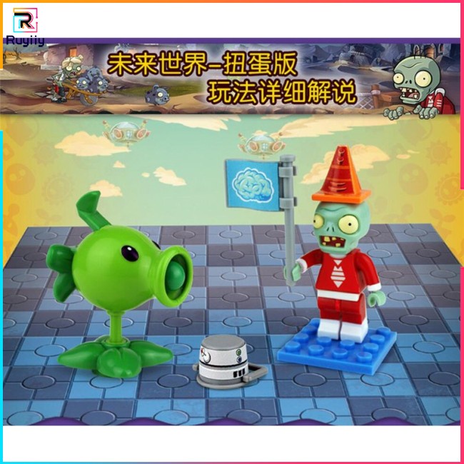 Bộ Đồ Chơi Xếp Hình Plants vs Zombies Bằng ABS PVZ Giáo Dục Sớm RU3