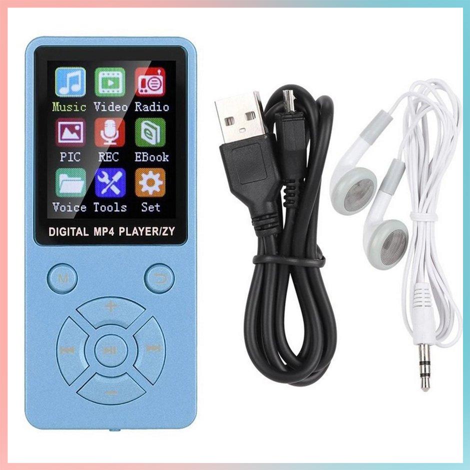 【giao hàng hôm nay>>>T1 Wireless Lightweight MP3 MP4 Music Player With Screen Ultra-thin Portable Mini Player Adjustable Modes Button Type