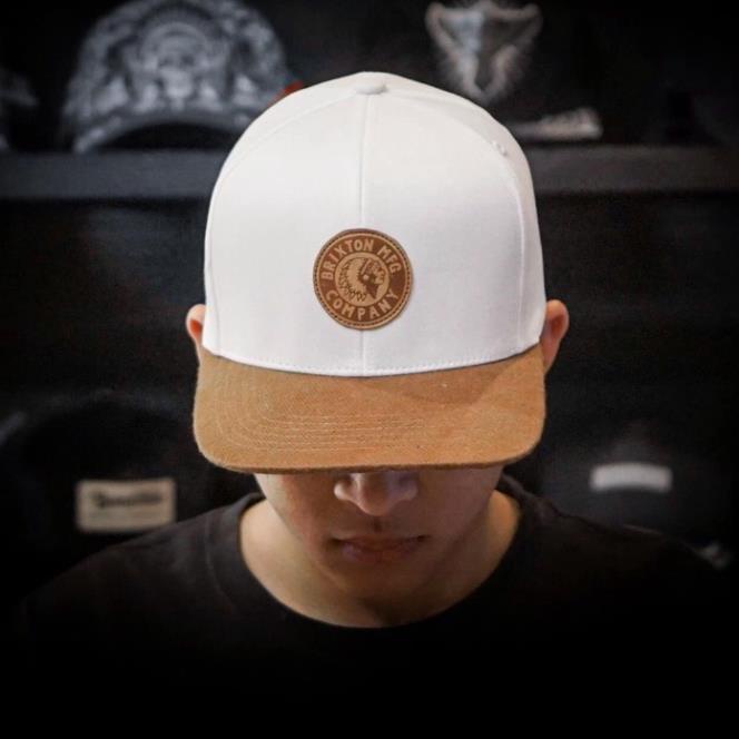 NÓN SNAPBACK BRIXTON CHẤT COTTON THUN HÀN QUỐC CAO CẤP, PHỐI LƯỠI DA LỘN, PHOM NÓN CỨNG CÁP NAM TÍNH