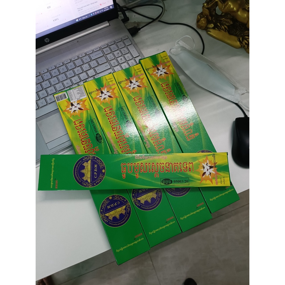 5 hộp Nhang muỗi Thái Lan dạng cây đuổi muỗi hiệu quả