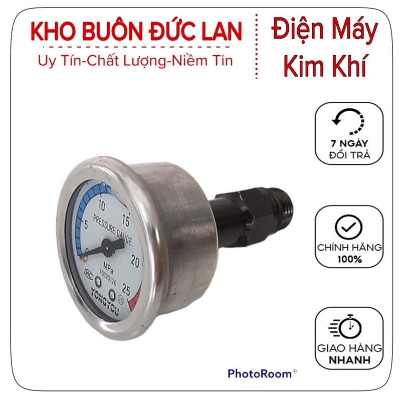 Đồng Hồ Đo Áp Lực Nước Máy Xịt Rửa Xe Cao Áp - Máy Rửa Xe Gia Đình