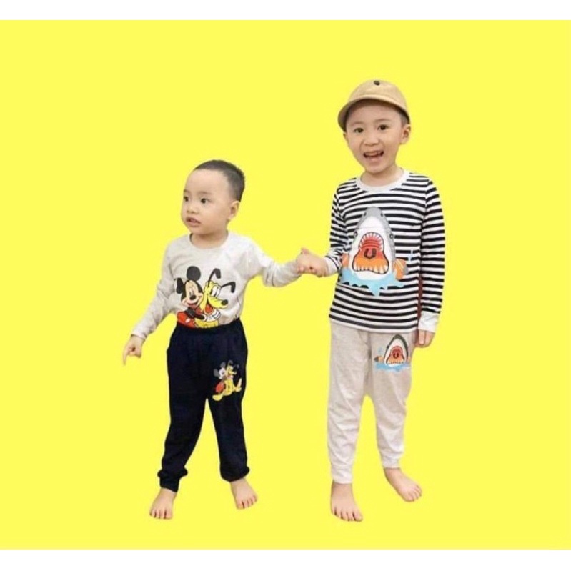 BỘ THUN DÀI TAY GAP BÉ TRAI