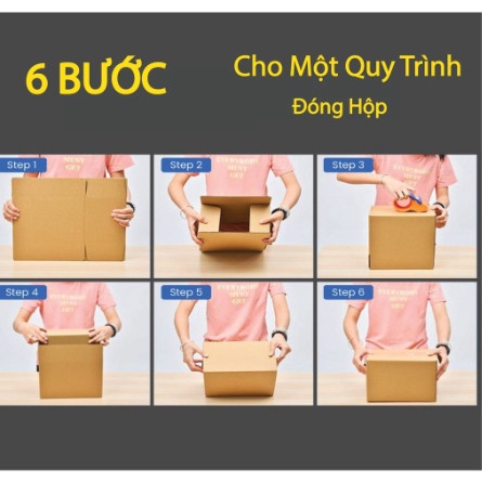 Hộp Carton, Thùng Carton Hupuna 40x20x20, 3 Lớp, Thùng Carton Chuyển Nhà, Giá Rẻ.
