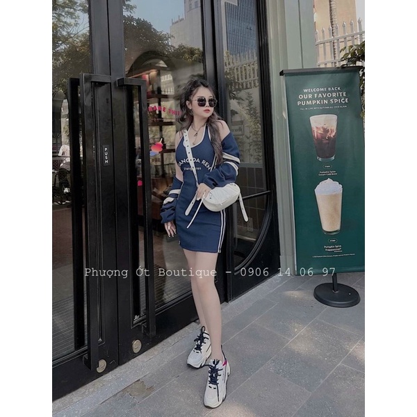 [ 𝐅𝐑𝐄𝐄 𝐒𝐇𝐈𝐏 ] combo nguyên sét 2 món lun ạ  ❌❌❌ Set body mix áo khoác chuẩn trend năm nay