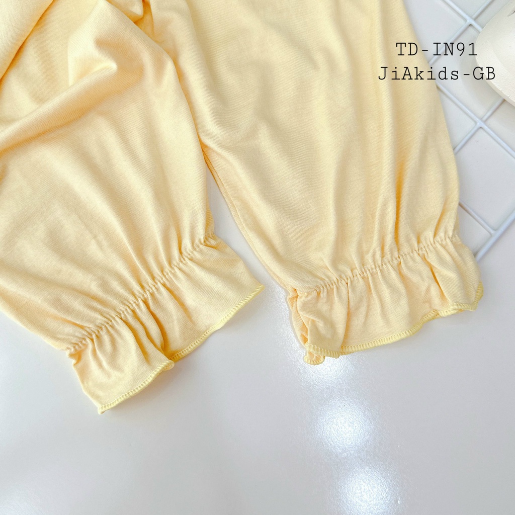 Đồ bộ dài tay bé gái size đai 17-30kg thun lạnh đồ ngủ cho bé gái mặc nhà - SGMG