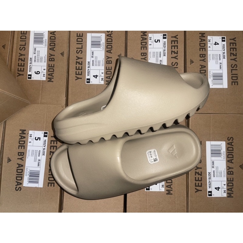 dép YEEZY SLIDE "Pure " Bản Nhám 2022 | Cao cấp