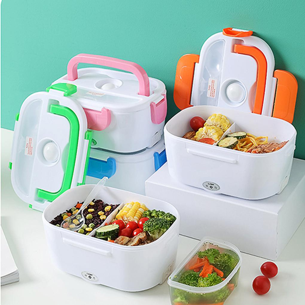Hộp Hâm Nóng Thức Ăn Bằng Điện PP Có Thể Tháo Rời Cách Nhiệt Tiện Dụng Cho Gia Đình / Trường Học
