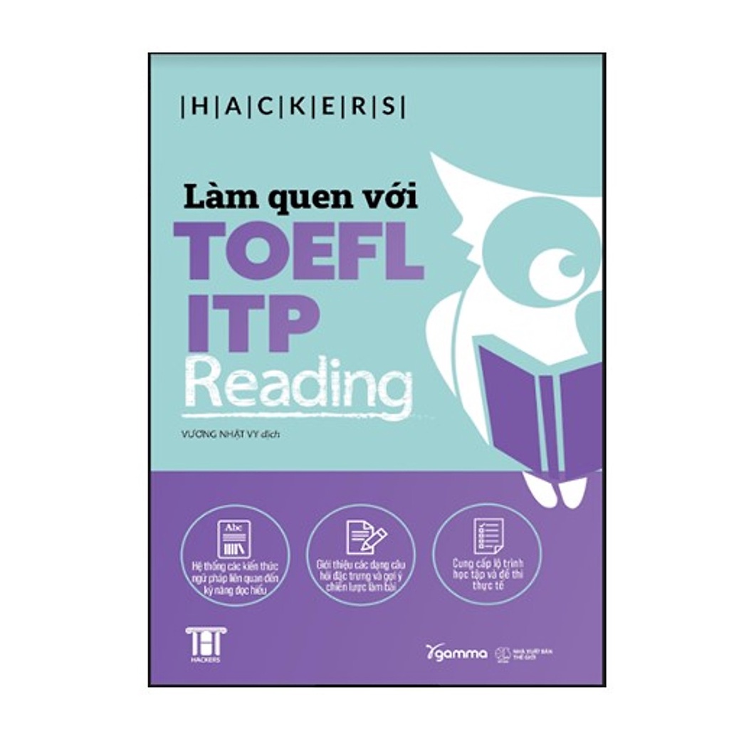 Sách - HACKERS TOEFL ITP: Làm Quen Với TOEFL ITP - Reading