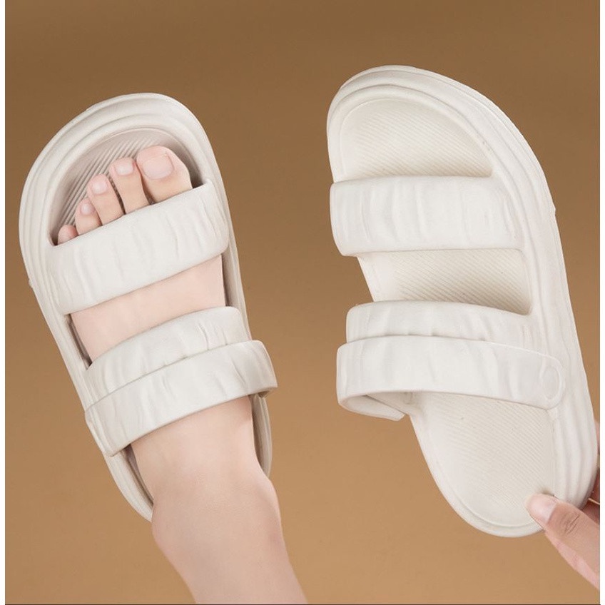 Dép nữ - Dép Sandal Bánh Mì chống trơn trượt siêu êm đế cao