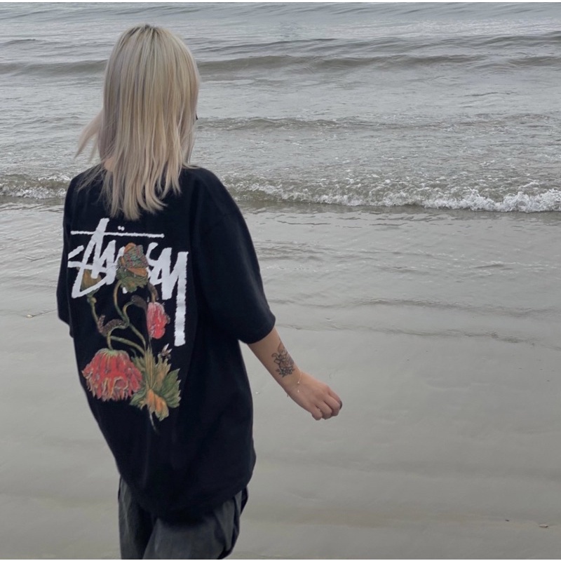 Áo thun Stussy Withered Flower unisex vải cotton 100% cao cấp VNXK - GAHO STORE